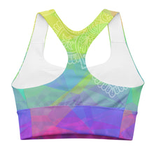 Load image into Gallery viewer, Kundalini Queen π Longline Sports Bra: Empower Your Workouts with Royal Support!