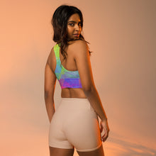 Load image into Gallery viewer, Kundalini Queen π Longline Sports Bra: Empower Your Workouts with Royal Support!