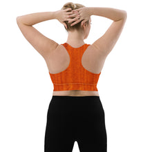 Load image into Gallery viewer, Tiger Sacral Chakra Longline Sports Bra