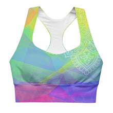 Load image into Gallery viewer, Kundalini Queen π Longline Sports Bra: Empower Your Workouts with Royal Support!