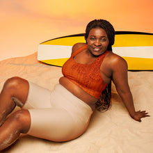 Load image into Gallery viewer, Tiger Sacral Chakra Longline Sports Bra