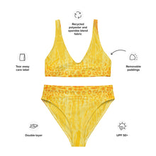 Load image into Gallery viewer, Solar Flare Manipura Eco-Friendly Hot Yoga Recycled High-Waisted Bikini

