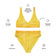 Load image into Gallery viewer, Solar Flare Manipura Eco-Friendly Hot Yoga Recycled High-Waisted Bikini