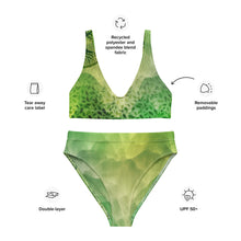 Load image into Gallery viewer, Force of Nature Quan Yin Anahata Hot Yoga Eco-Friendly High-Waisted Bikini