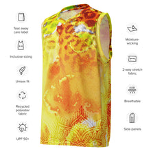 Load image into Gallery viewer, Sun Leopard Recycled unisex basketball jersey