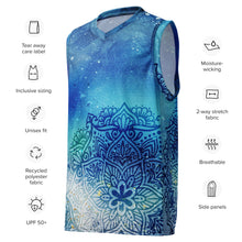 Load image into Gallery viewer, Galactic Ocean Recycled unisex basketball jersey