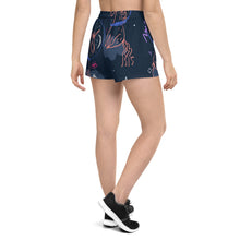 Load image into Gallery viewer, Cosmic Unicorn Farts Women’s Recycled Athletic Shorts
