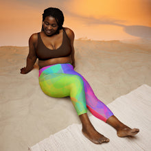 Load image into Gallery viewer, Kundalini Queen Yoga Capri Leggings