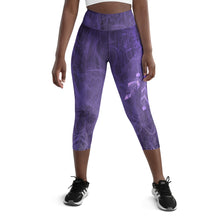 Load image into Gallery viewer, Fly By Night Third Eye Chakra Dreamcatcher Yoga Capri Leggings