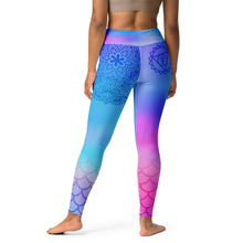 Load image into Gallery viewer, Mermaids are Real Vishuddha Yoga Leggings