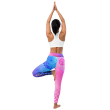 Load image into Gallery viewer, Truth-Teller's Triumph: Believe in Magic Vishuddha Yoga Leggings