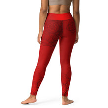 Load image into Gallery viewer, Cherry Bomb Muladhara Chakra Yoga Leggings: Grounded Glamour for Your Bootylicious Bliss! ππ£