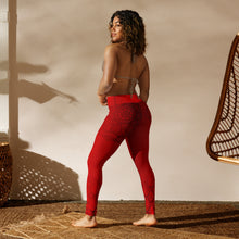 Load image into Gallery viewer, Cherry Bomb Muladhara Chakra Yoga Leggings: Grounded Glamour for Your Bootylicious Bliss! ππ£