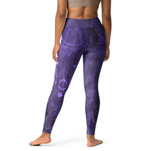 Load image into Gallery viewer, Fly By Night Third Eye Chakra Dreamcatcher Yoga Leggings
