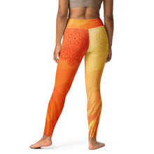 Load image into Gallery viewer, Flame Tiger Sacral Mandala Yoga Leggings