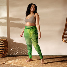 Load image into Gallery viewer, Force of Nature Quan Yin Anahata Yoga Leggings