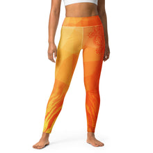 Load image into Gallery viewer, Flame Tiger Sacral Mandala Yoga Leggings