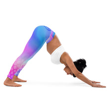 Load image into Gallery viewer, Mermaids are Real Vishuddha Yoga Leggings