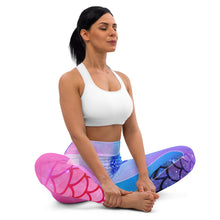 Load image into Gallery viewer, Truth-Teller's Triumph: Believe in Magic Vishuddha Yoga Leggings