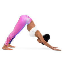 Load image into Gallery viewer, Truth-Teller's Triumph: Believe in Magic Vishuddha Yoga Leggings