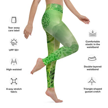 Load image into Gallery viewer, Force of Nature Quan Yin Anahata Yoga Leggings