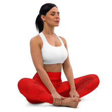 Load image into Gallery viewer, Cherry Bomb Muladhara Chakra Yoga Leggings: Grounded Glamour for Your Bootylicious Bliss! ππ£