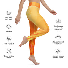 Load image into Gallery viewer, Flame Tiger Sacral Mandala Yoga Leggings