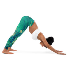 Load image into Gallery viewer, Tree of Life Heart Chakra Yoga Leggings
