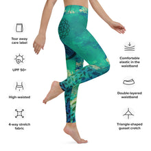 Load image into Gallery viewer, Tree of Life Heart Chakra Yoga Leggings