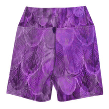 Load image into Gallery viewer, Purple Power Poser Yoga Shorts