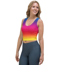 Load image into Gallery viewer, Rainbow Slayer Yoga Crop Top