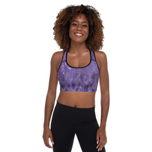 Load image into Gallery viewer, Fly By Night Third Eye Chakra Dreamcatcher Padded Sports Bra