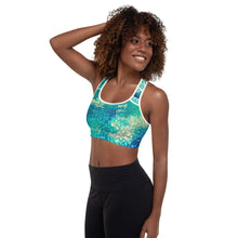 Load image into Gallery viewer, Boundless Love Synergy Anahata Yoga Top Padded Sports Bra