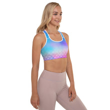 Load image into Gallery viewer, Mermaids are Real Yoga Padded Sports Bra
