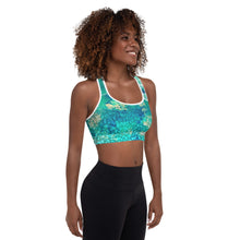 Load image into Gallery viewer, Boundless Love Synergy Anahata Yoga Top Padded Sports Bra
