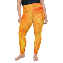 Load image into Gallery viewer, Wild Fire Solar Plexus Chakra Curvy Leggings