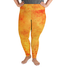 Load image into Gallery viewer, Wild Fire Solar Plexus Chakra Curvy Leggings