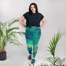 Load image into Gallery viewer, Tree of Life Heart Chakra Curvy Leggings