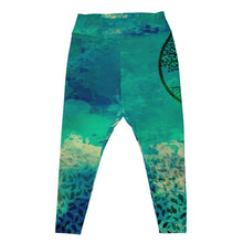 Load image into Gallery viewer, Tree of Life Heart Chakra Curvy Leggings