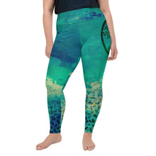 Load image into Gallery viewer, Tree of Life Heart Chakra Curvy Leggings