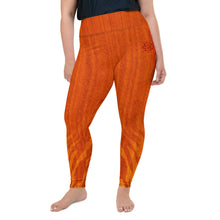 Load image into Gallery viewer, Tiger Sacral Chakra Curvy Leggings