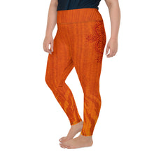Load image into Gallery viewer, Tiger Sacral Chakra Curvy Leggings