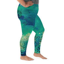 Load image into Gallery viewer, Tree of Life Heart Chakra Curvy Leggings