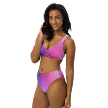 Load image into Gallery viewer, Mermaid Melodies: Believe in Magic Hot Yoga Eco-Friendly High-Waisted Bikini