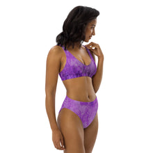 Load image into Gallery viewer, Amethyst Aura Astonisher: The Eco-Friendly, High-Waisted Hot Yoga Bikini