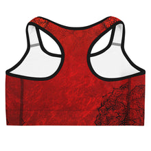 Load image into Gallery viewer, Red Hot Lava Snake Root Chakra Mandala Yoga Top - no padding