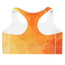 Load image into Gallery viewer, Flame Tiger Sacral Chakra Mandala Yoga Top - no padding