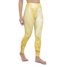 Load image into Gallery viewer, Sunshine Leopard Solar Plexus Mandala Yoga Leggings