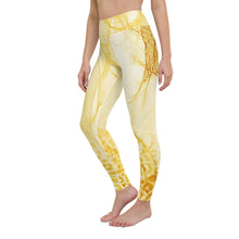 Load image into Gallery viewer, Sunshine Leopard Solar Plexus Mandala Yoga Leggings