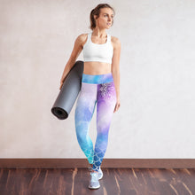 Load image into Gallery viewer, Silent Waves: Celestial Mermaid Yoga Leggings